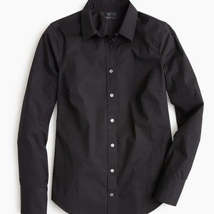 J.Crew Slim Stretch Perfect Shirt (Black)